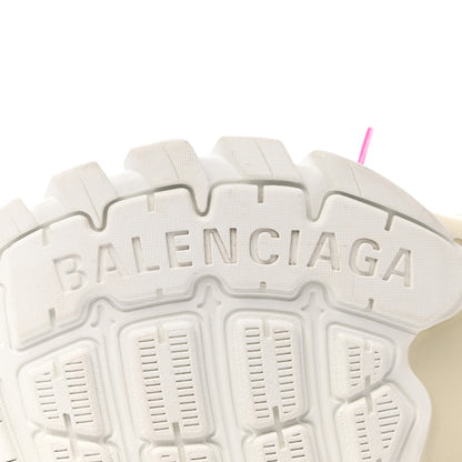 Balenciaga Mesh Rubber Bi-Color Womens Track Sneakers 37 White Fluo Pink 6 of 11
