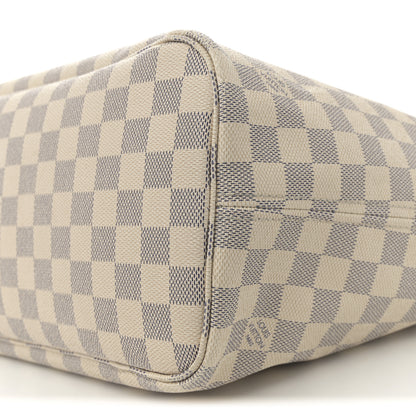Louis Vuitton Damier Azur Neo Neverfull MM Rose Ballerine 9 of 10
