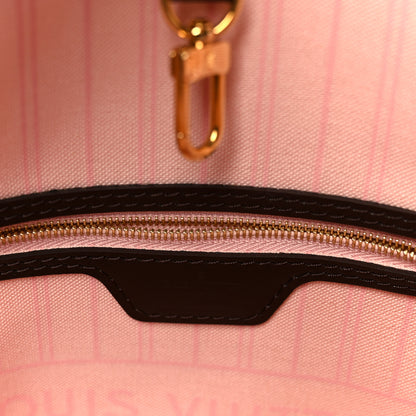 Louis Vuitton Damier Ebene Neo Neverfull MM Rose Ballerine 7 of 10