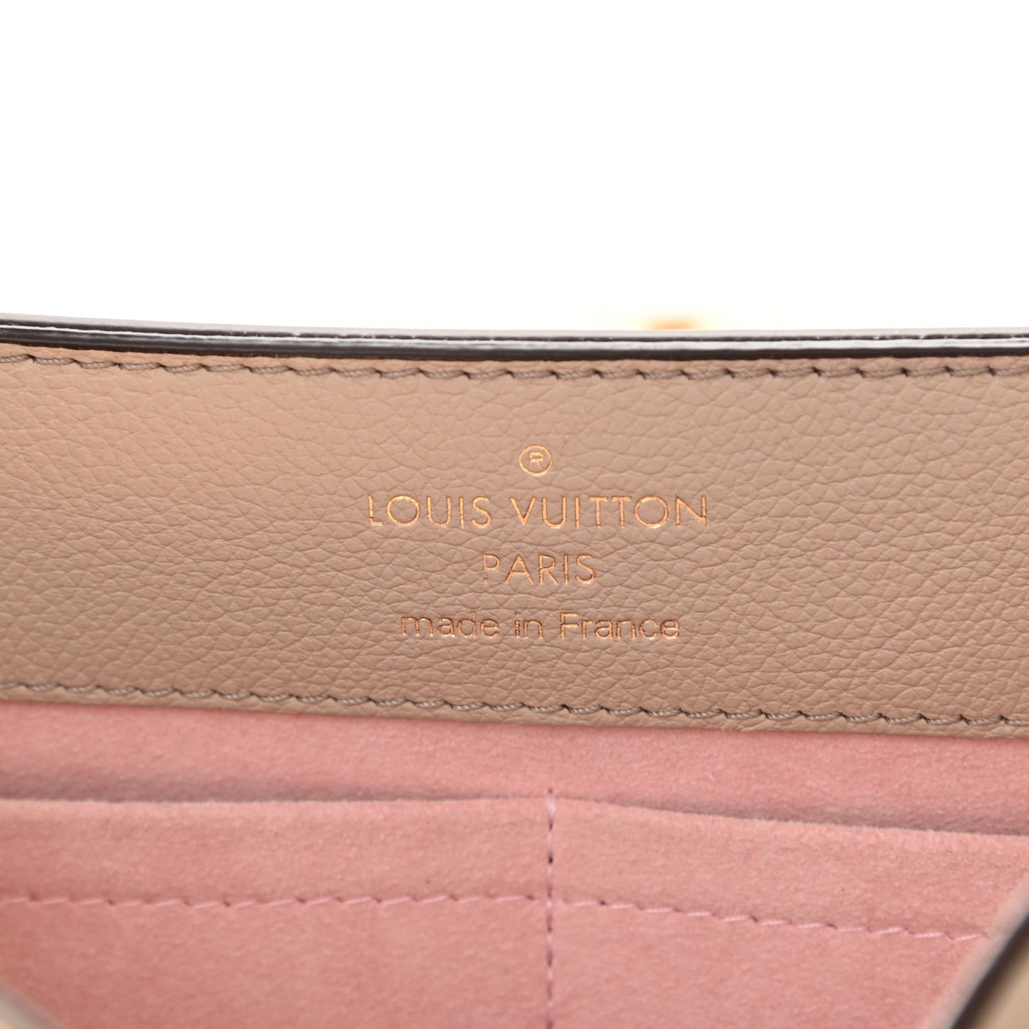 Soft Calfskin Lockme Ever MM Greige