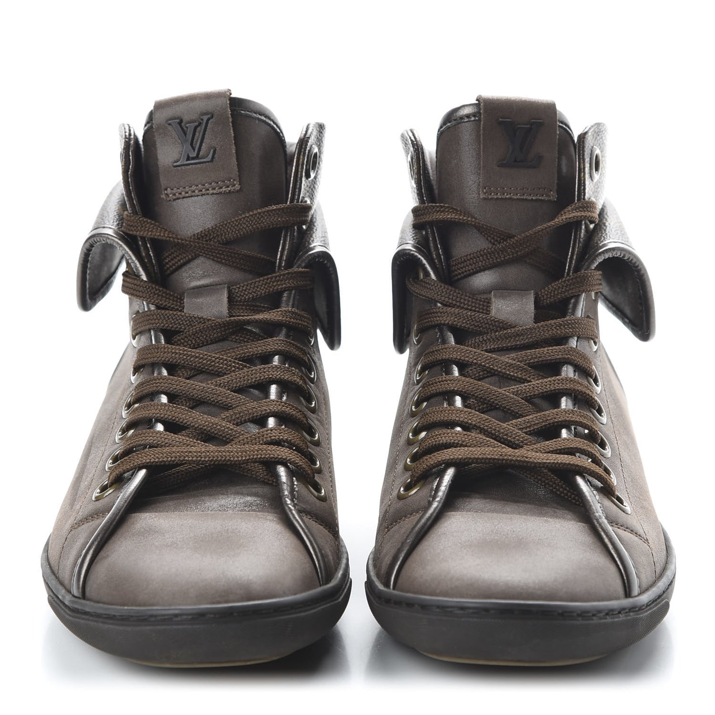 Calfskin Monogram Brea Sneaker 37 Brown