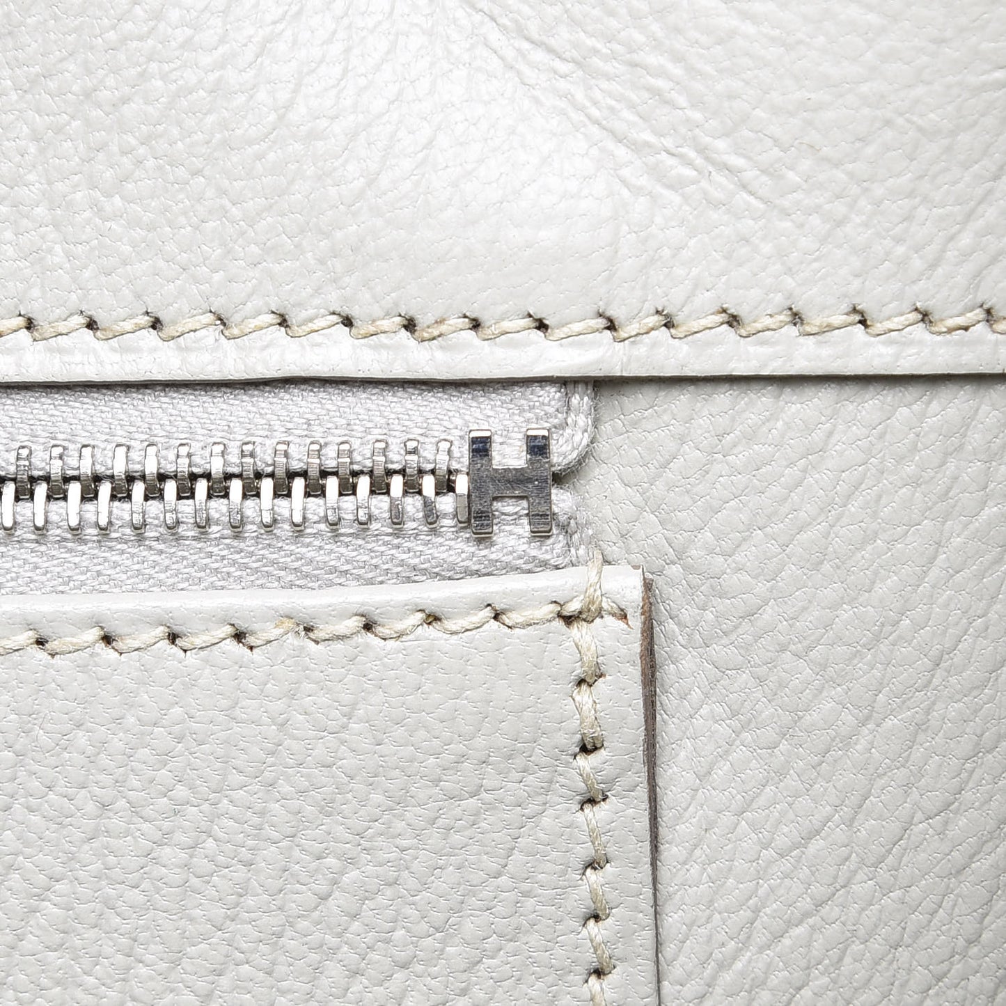 Taurillon Clemence Lizard Club Birkin 35 Gris Perle White Mykonos