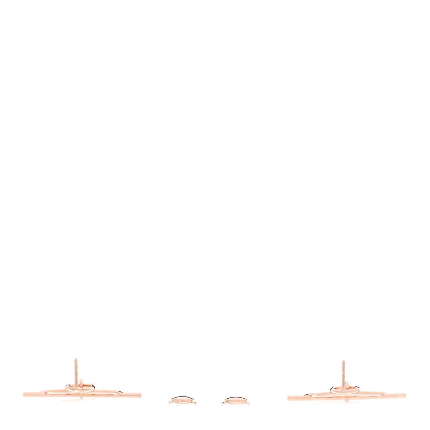 18K Rose Gold PM Loop Earrings