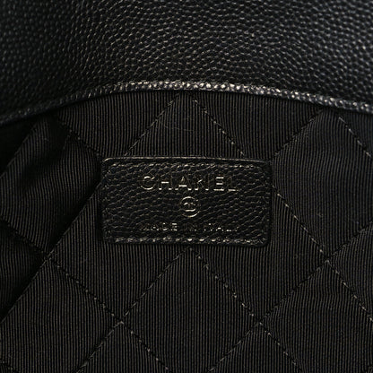 Chanel Caviar Quilted Large Golden Class Pouch Black 6 of 8