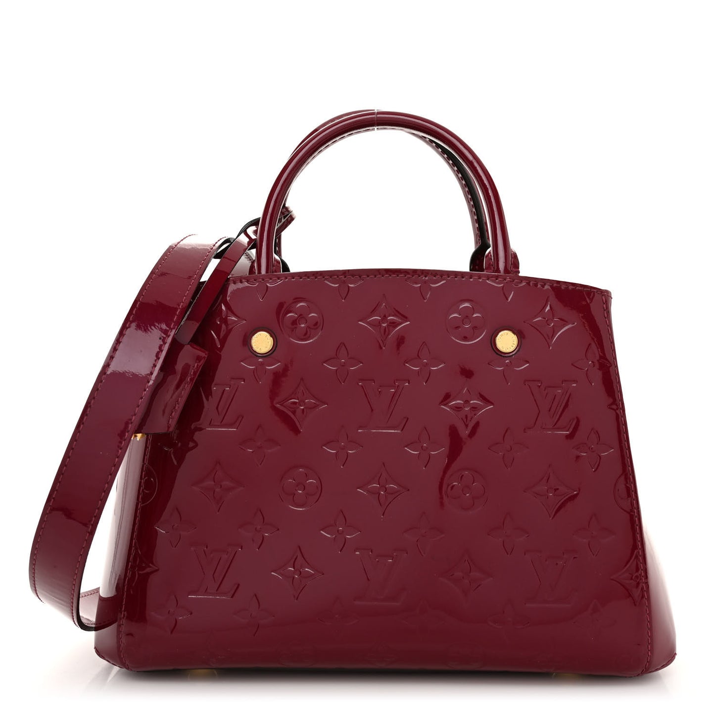 LOUIS VUITTON Vernis Montaigne BB Magenta