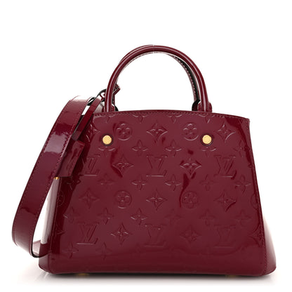 Louis Vuitton LOUIS VUITTON Vernis Montaigne BB Magenta 1 of 10