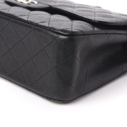 Chanel Caviar Quilted Jumbo Double Flap Black 7 of 11