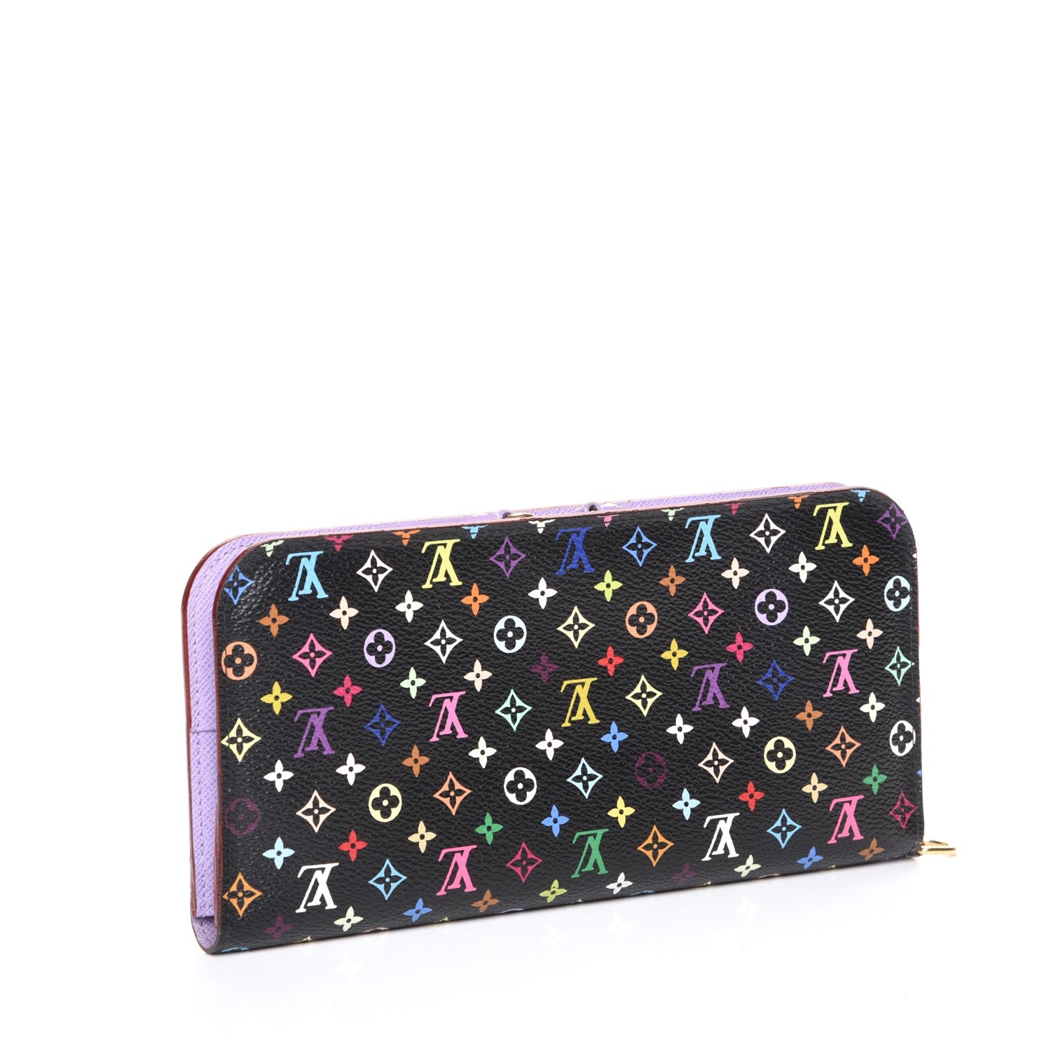 Louis Vuitton Monogram Multicolor Insolite Wallet Black Violet 5 of 7