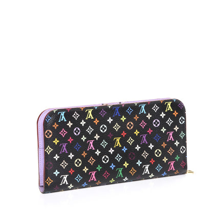 Louis Vuitton Monogram Multicolor Insolite Wallet Black Violet 5 of 7