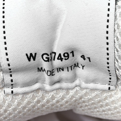 Chanel Calfskin Mesh Lycra Suede Womens Logo Sneakers 41 White 7 of 9