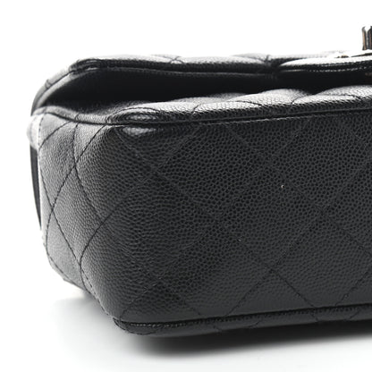 Chanel Caviar Quilted Mini Rectangular Flap Black 8 of 9