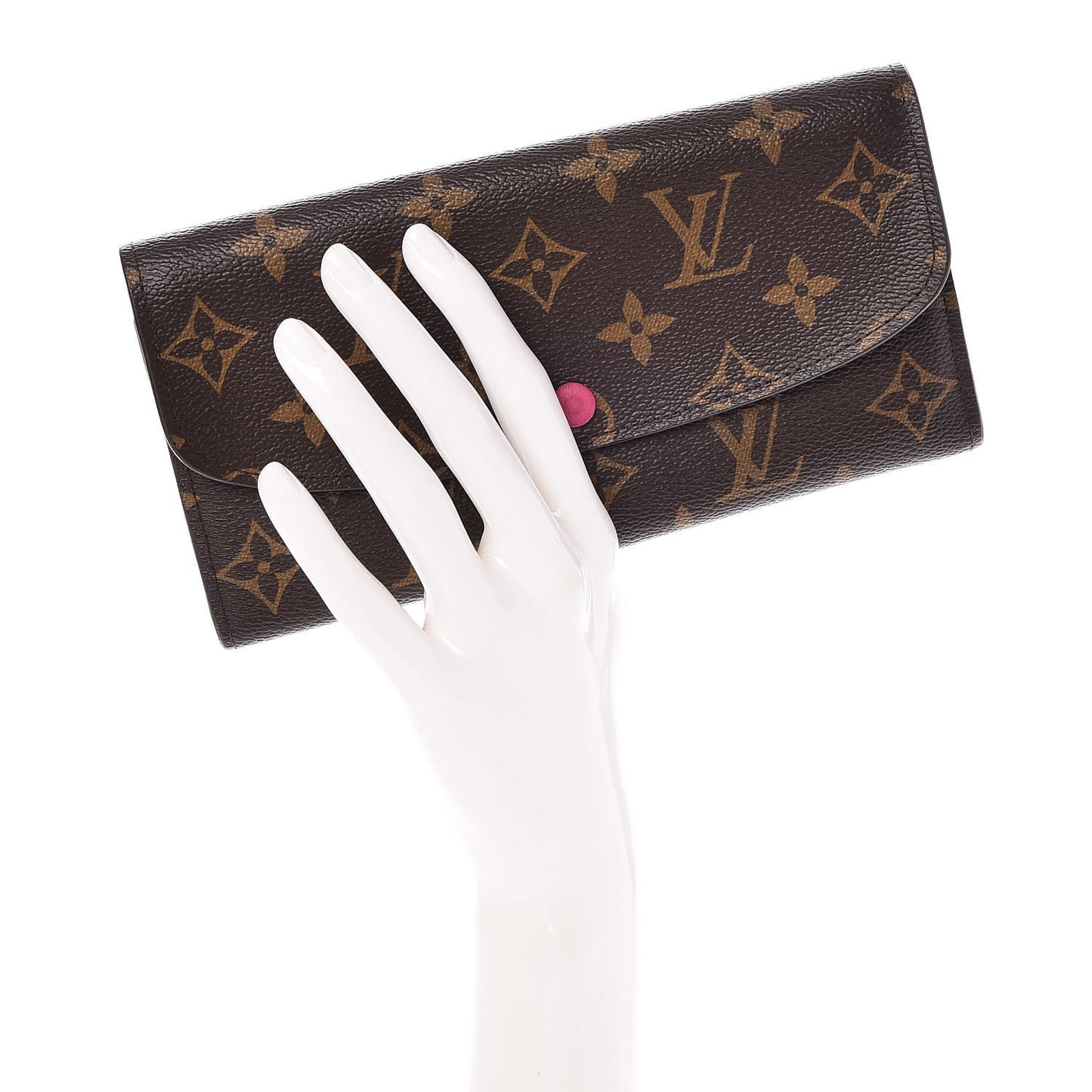 Monogram Emilie Wallet Hot Pink