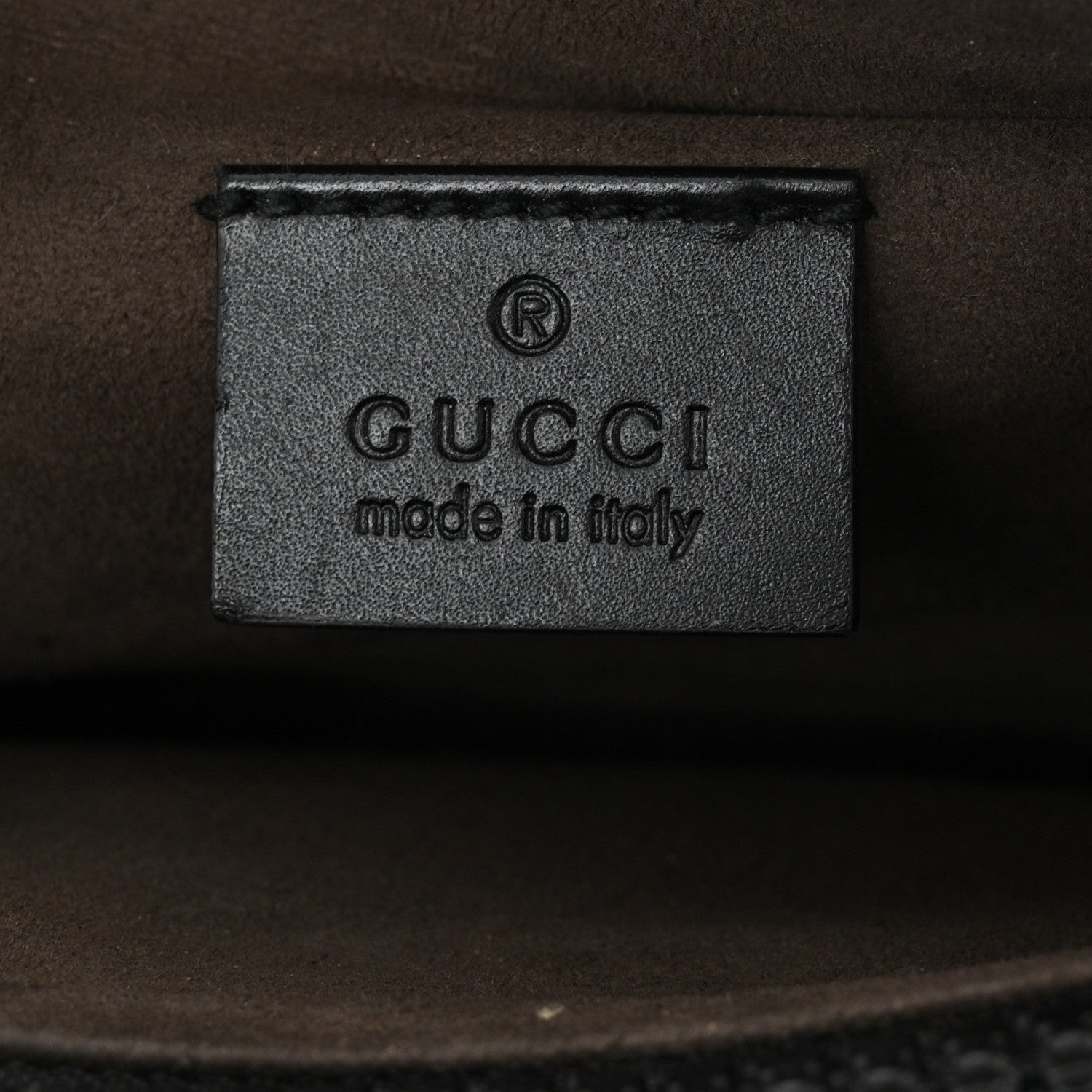 Gucci GG Supreme Monogram Belt Bag Black 5 of 11