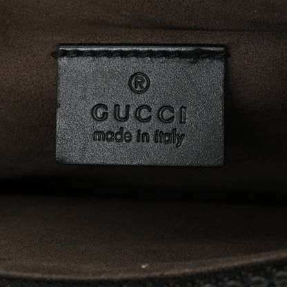 Gucci GG Supreme Monogram Belt Bag Black 5 of 11
