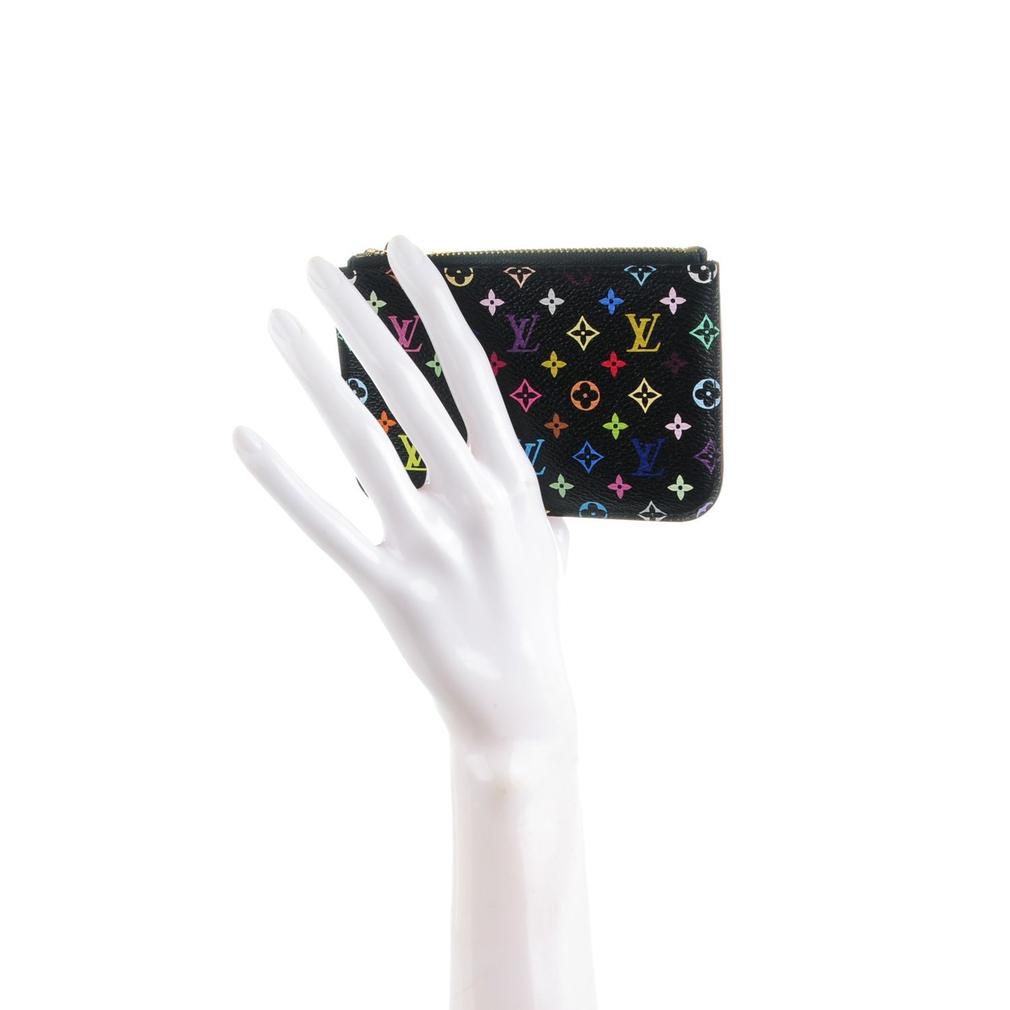 Monogram Multicolor Key Pouch Black Grenade