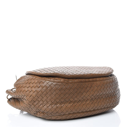 Bottega Veneta Nappa Intrecciato Messenger Bag Light Brown 4 of 10