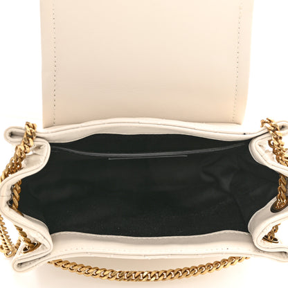 Saint Laurent Lambskin Quilted Monogram Mini Nolita Blanc Vintage 5 of 11