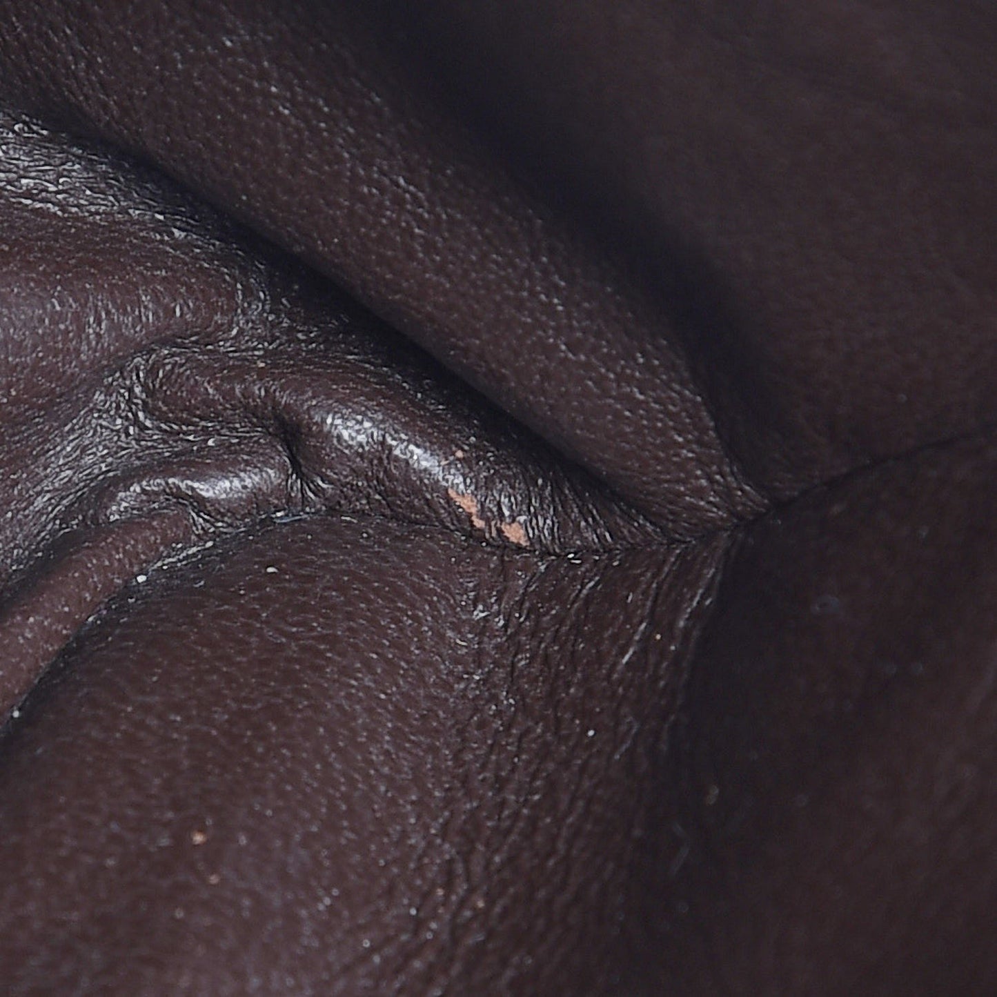 Calfskin Quilted Grand Shopping Tote GST Dark Brown
