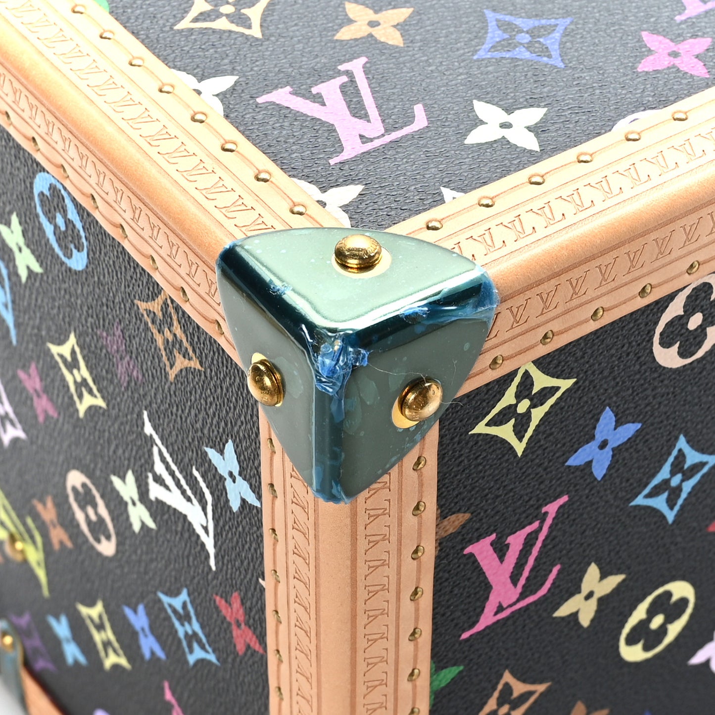 Monogram Multicolor Boite Bouteilles et Glace Beauty Train Case Black