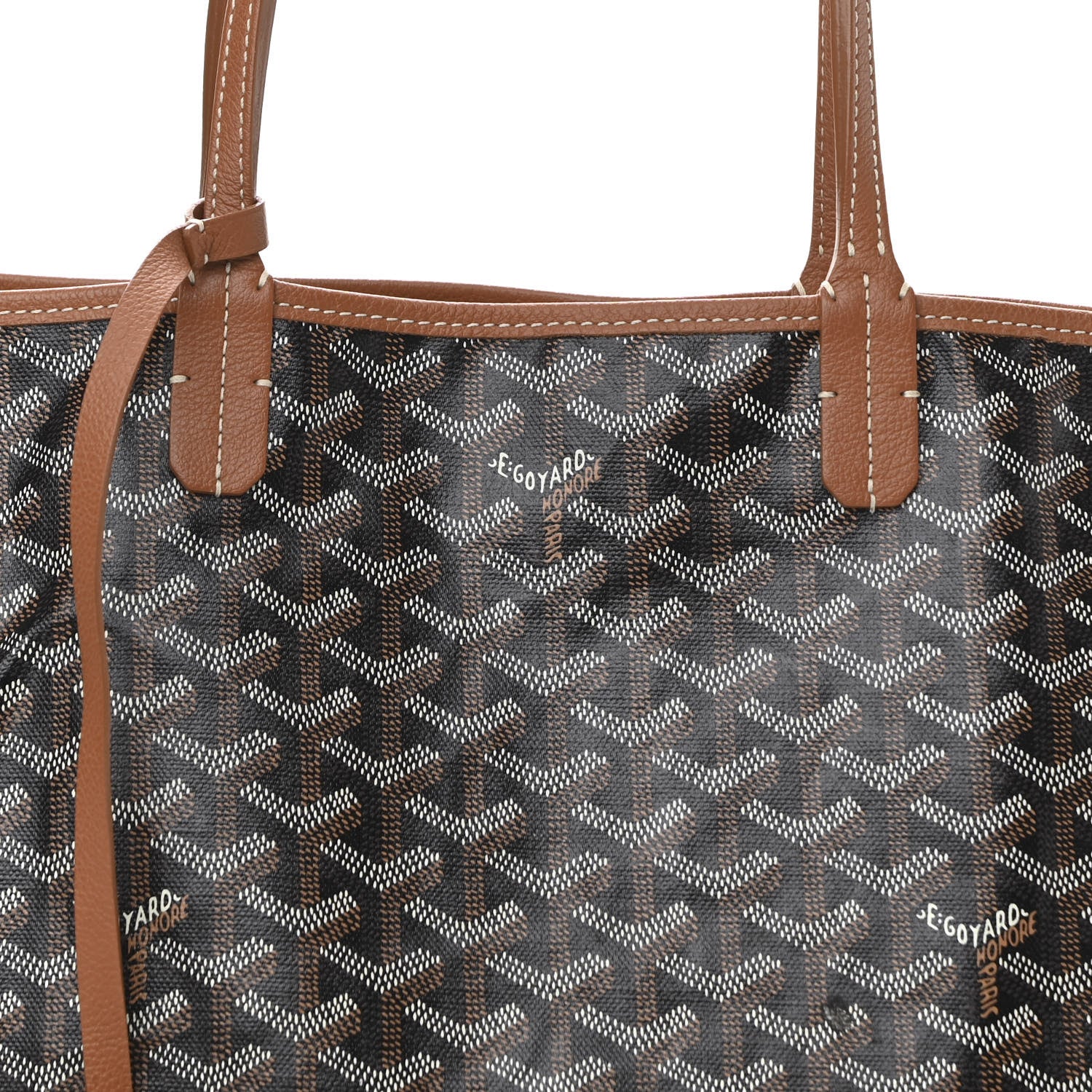 Goyard Goyardine Saint Louis PM Black Gold 9 of 11