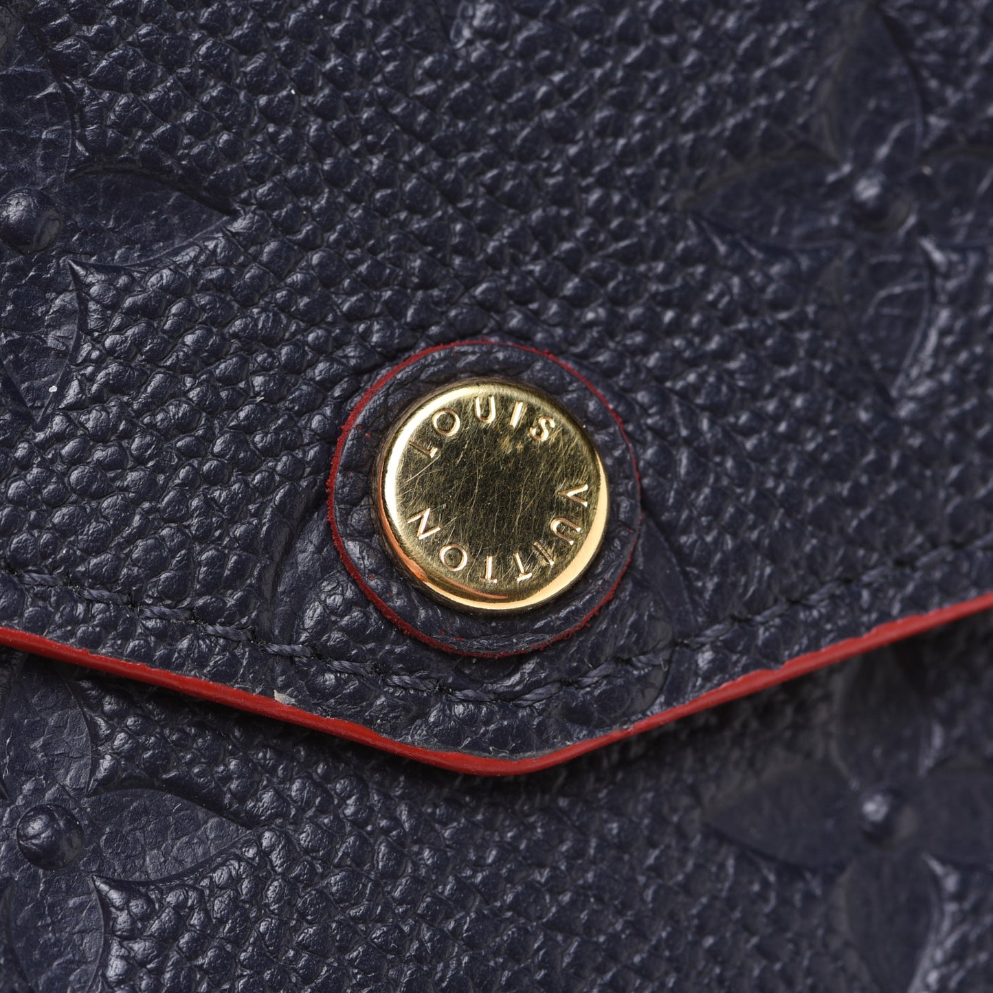 Empreinte Key Pouch Marine Rouge