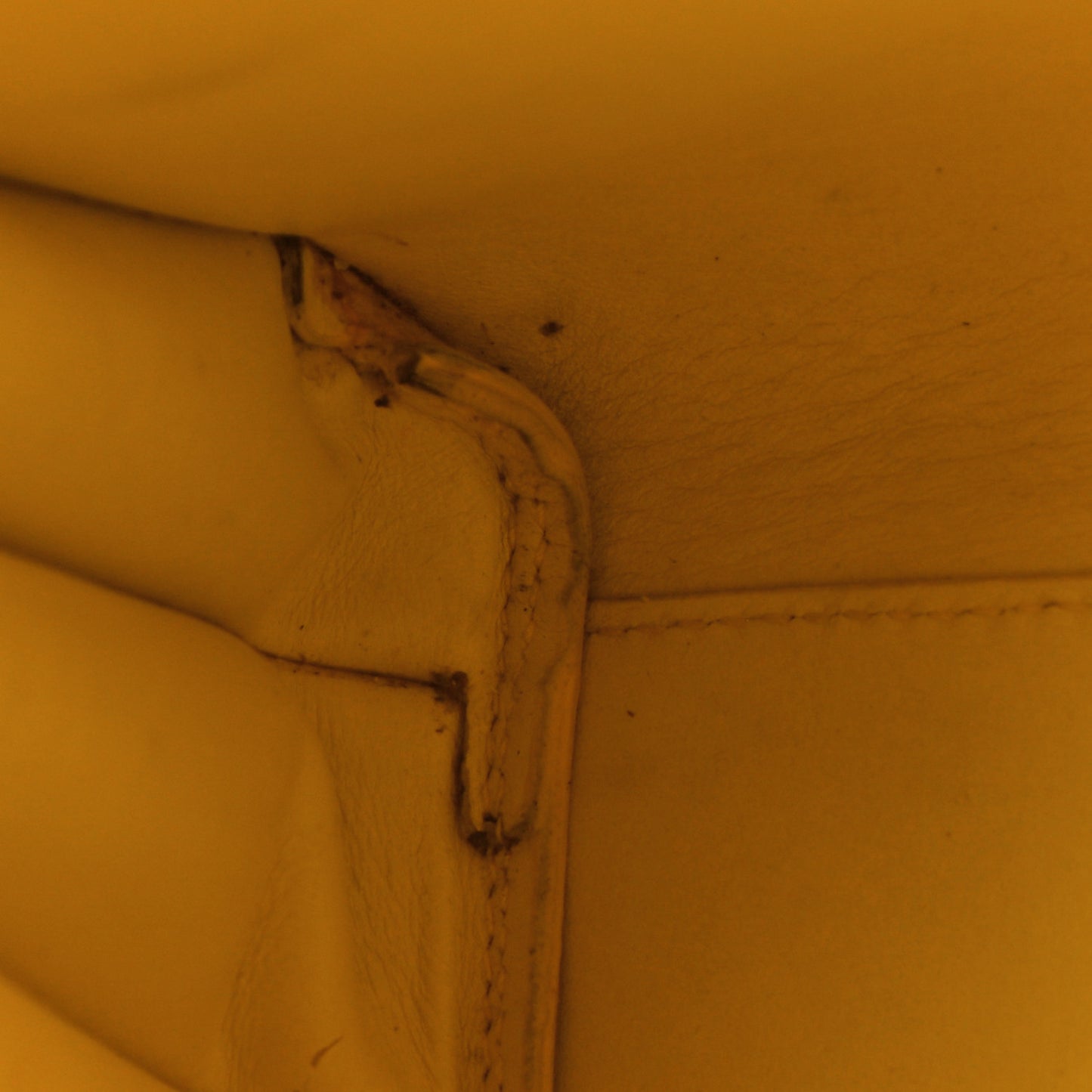 Grained Calfskin Baby Sac De Jour Yellow