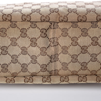 Gucci Monogram Medium Horsebit Chain Hobo Dark Brown 13 of 16