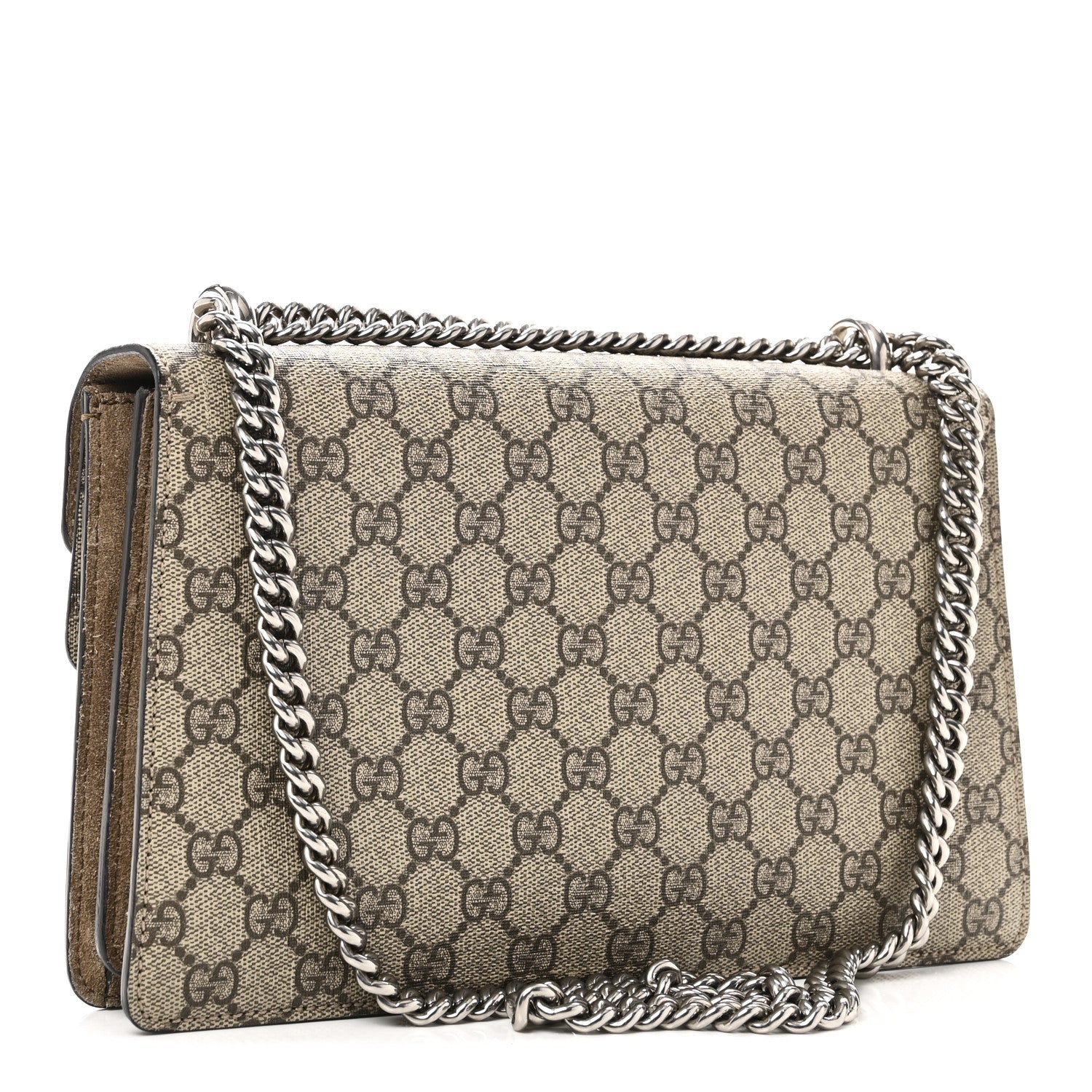Gucci GG Supreme Monogram Small Dionysus Shoulder Bag Taupe 3 of 10