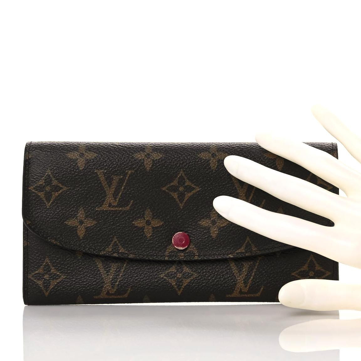 Monogram Emilie Wallet Fuchsia