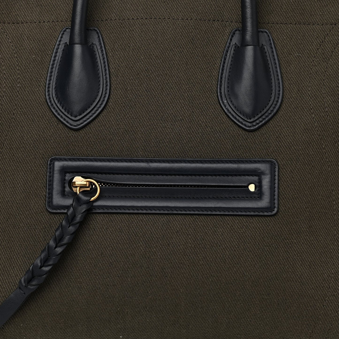 Cotton Canvas Medium Phantom Luggage Olive