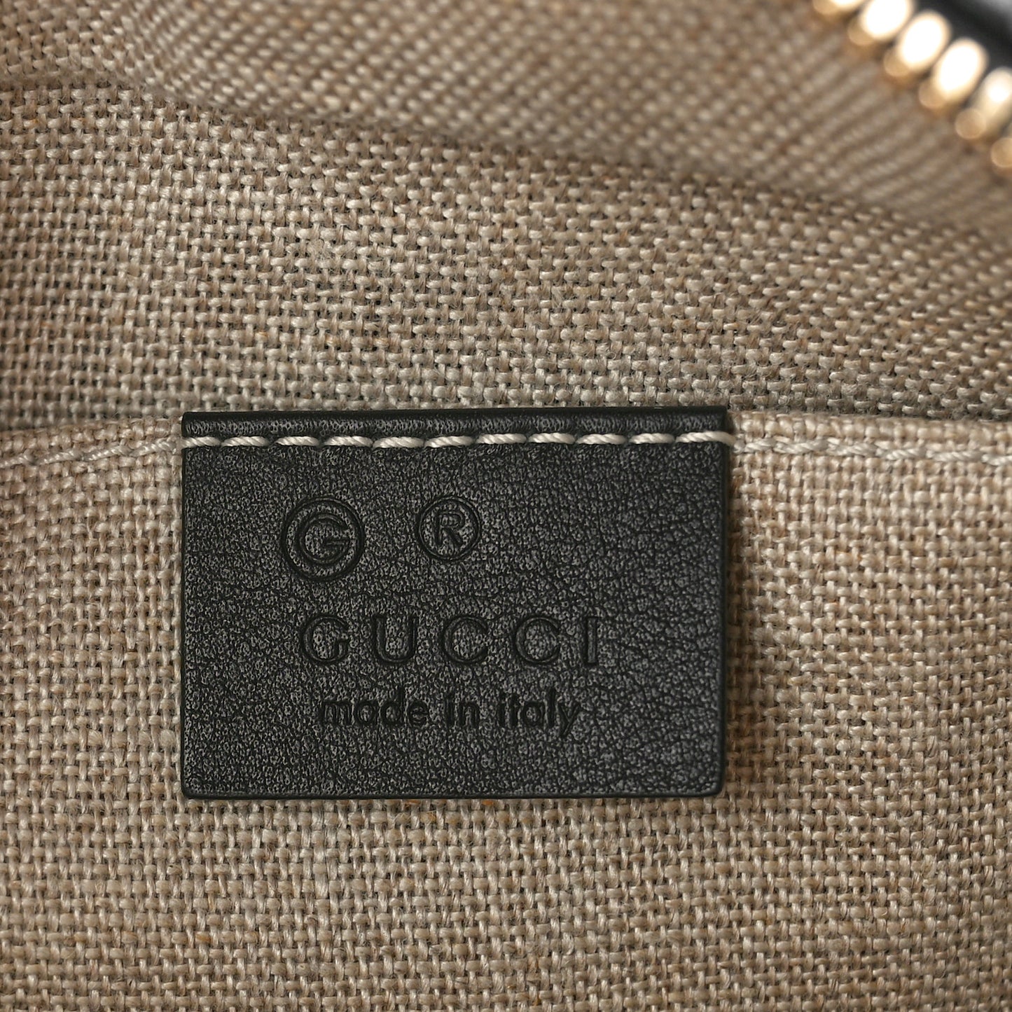 Microguccissima Mini Bree Messenger Bag Black