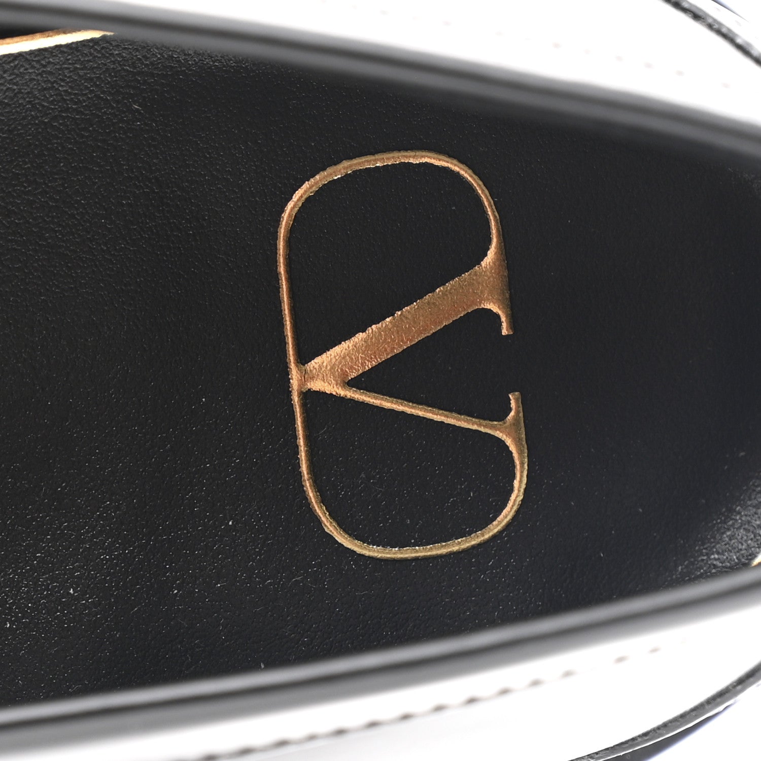 Valentino Garavani Calfskin Vlogo Loafers 37.5 Black 8 of 10