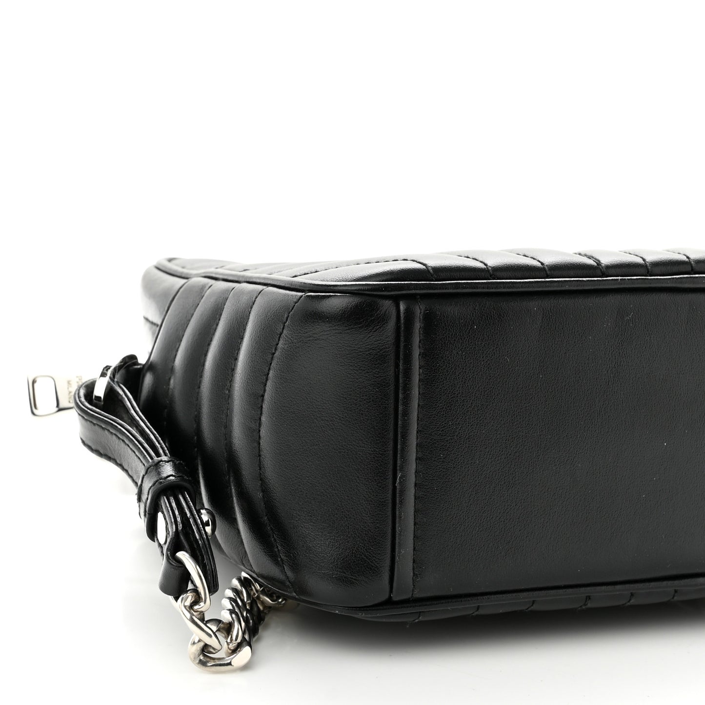 Soft Calfskin Diagramme Camera Bag Black