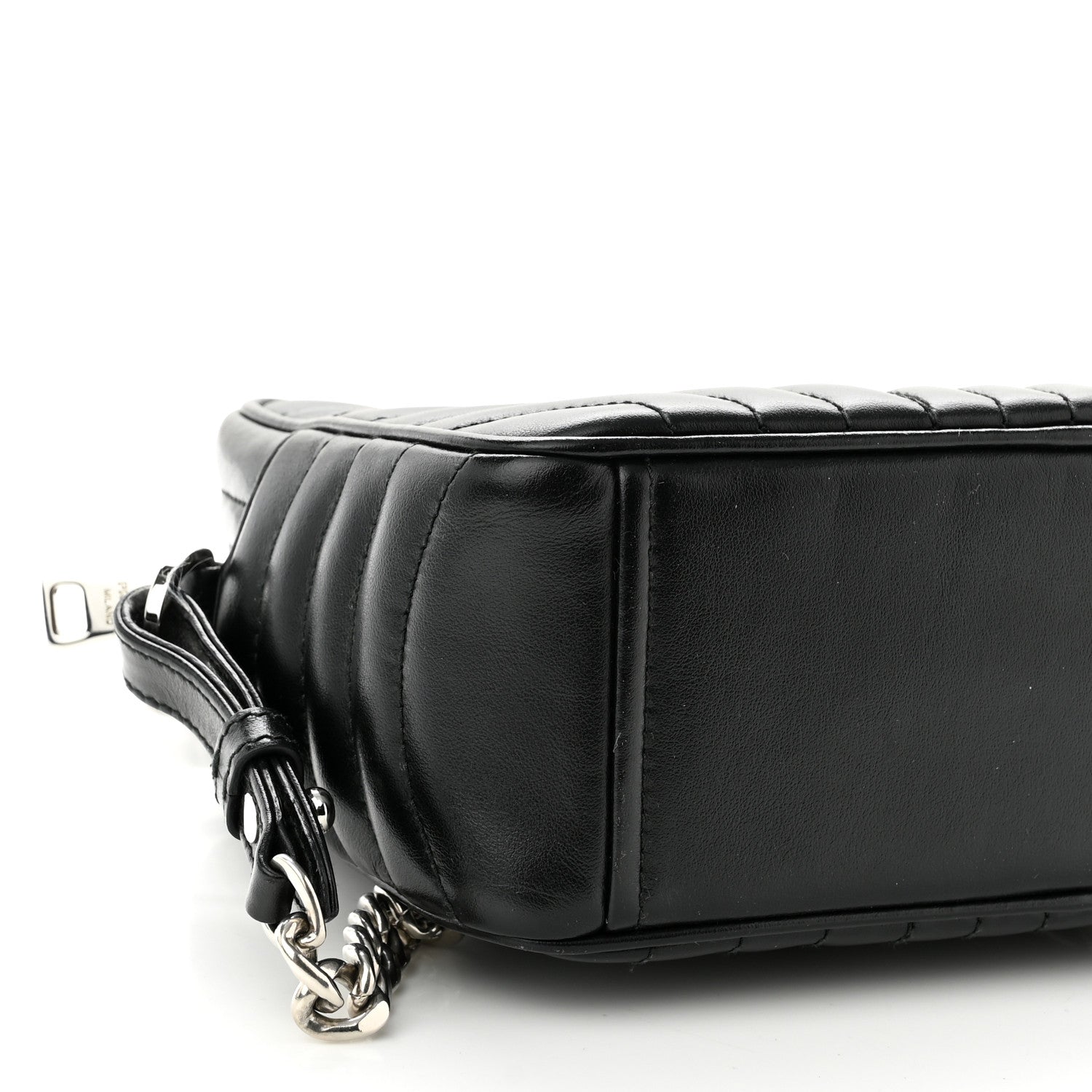 Prada Soft Calfskin Diagramme Camera Bag Black 9 of 11