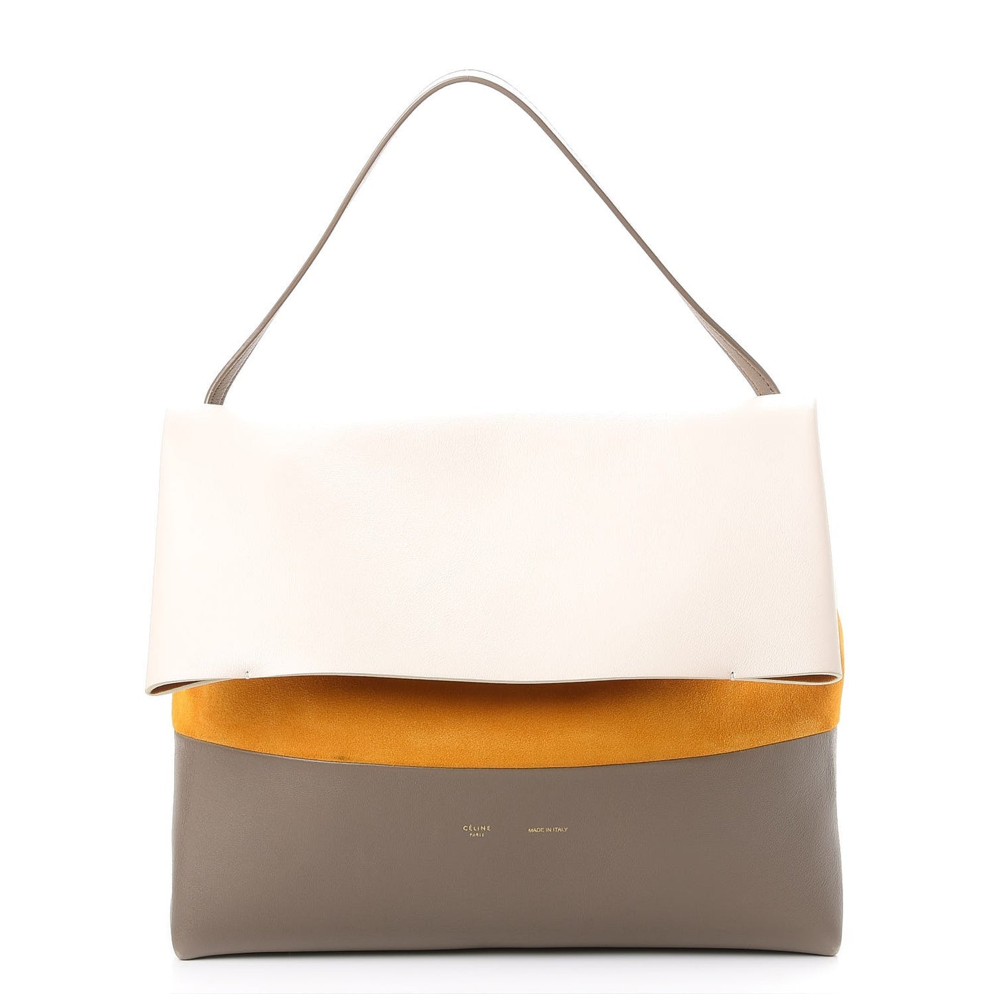 Calfskin All Soft Shoulder Bag Cream