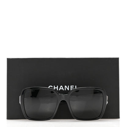 Chanel Acetate Square Sunglasses 5408-A Black 9 of 9