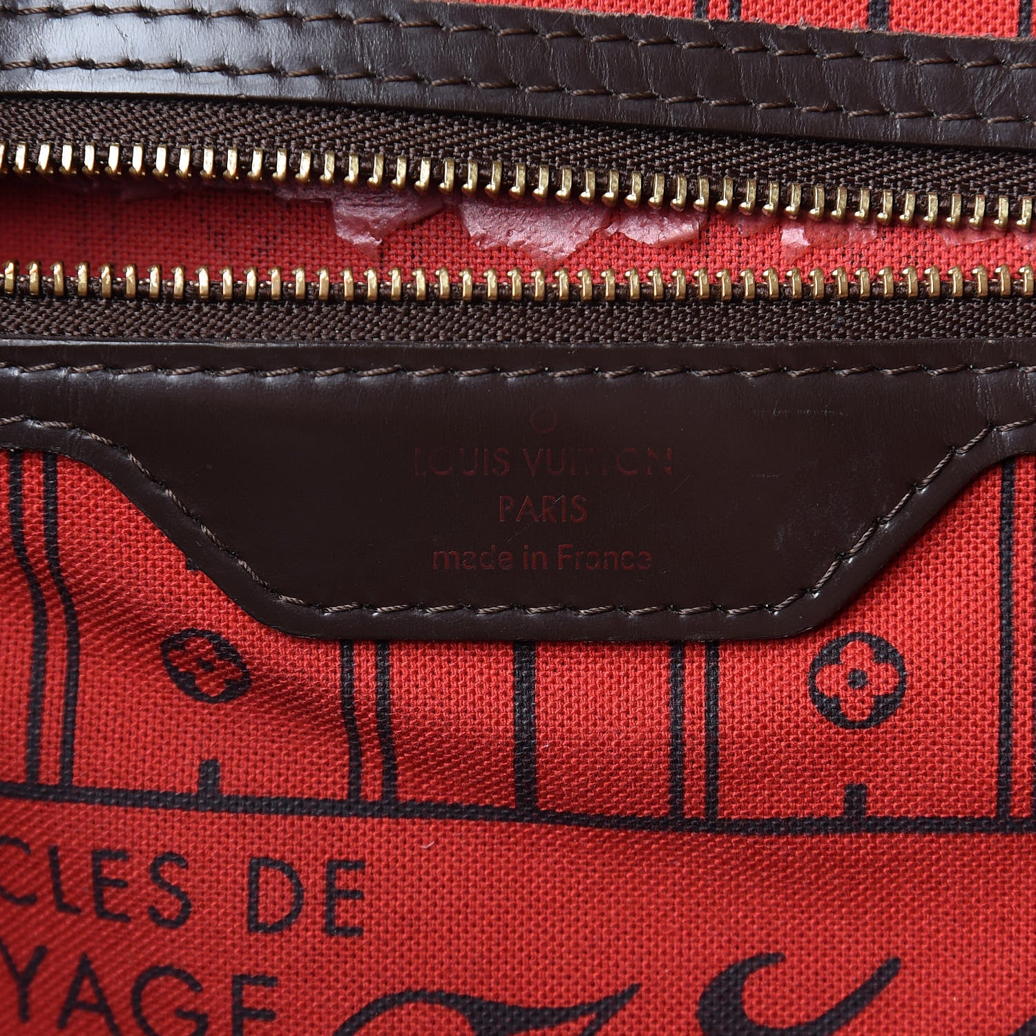Louis Vuitton Damier Ebene Neverfull GM 6 of 28