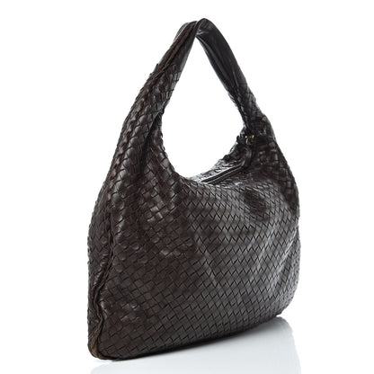 Bottega Veneta Nappa Intrecciato Large Veneta Hobo Ebano 3 of 11