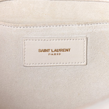 Saint Laurent Calfskin Classic Y Clutch White 6 of 17