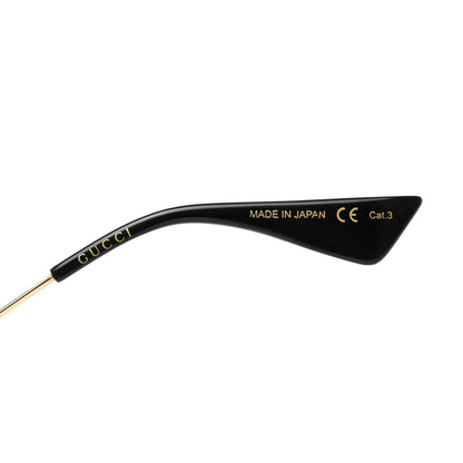 Gucci Metal Round Frame Sunglasses GG0061S Black 6 of 8