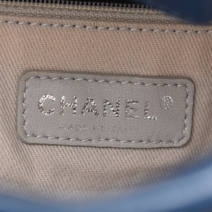 Chanel Glazed Calfskin Medium Deauville Tote Blue 6 of 10