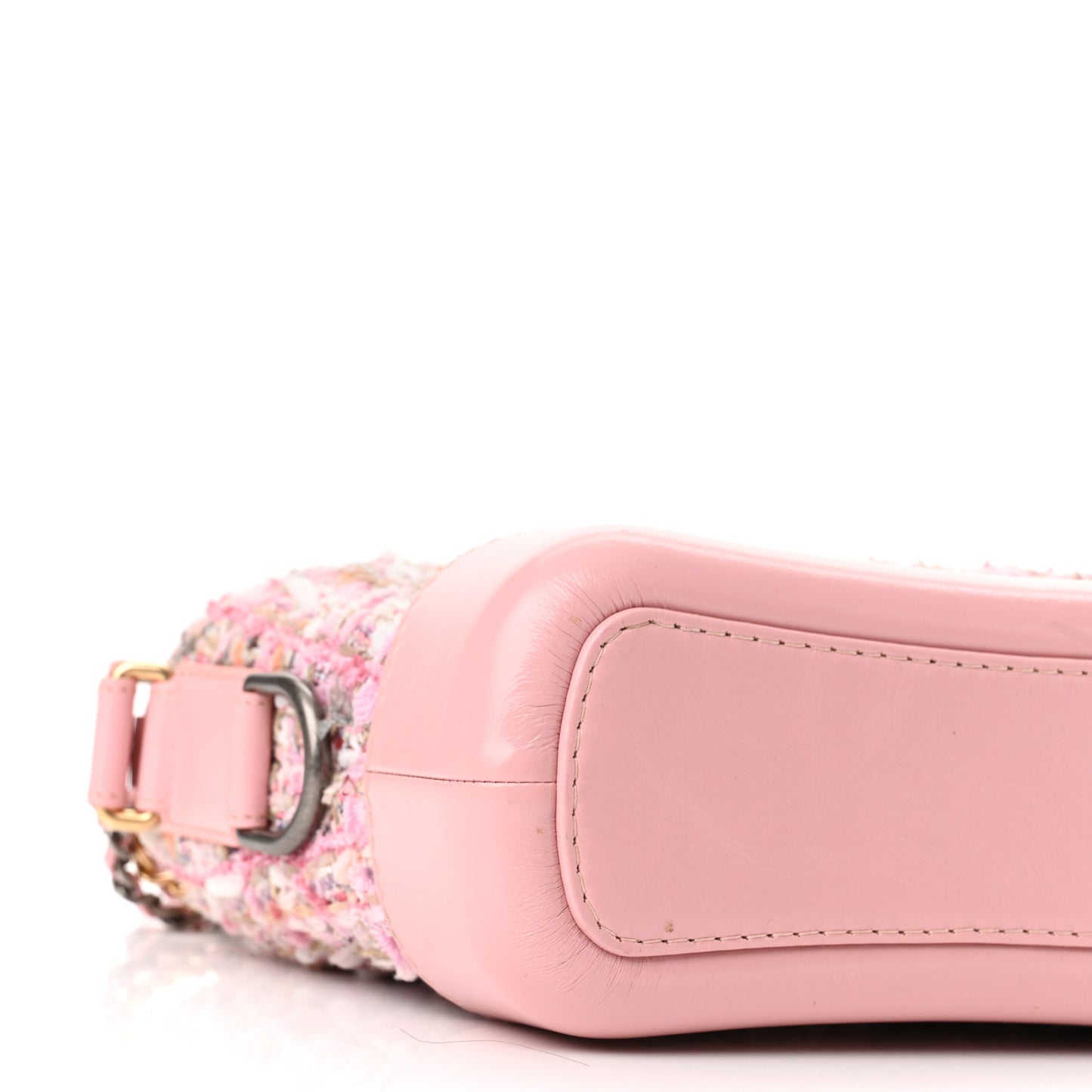 Tweed Calfskin Small Gabrielle Hobo Light Pink