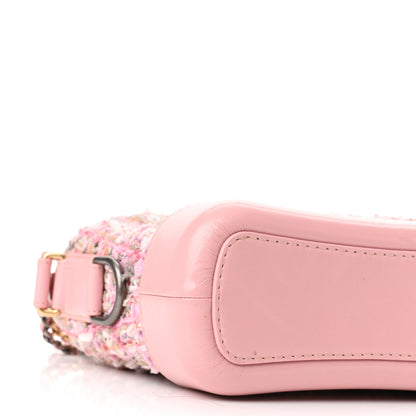 Chanel Tweed Calfskin Small Gabrielle Hobo Light Pink 9 of 10