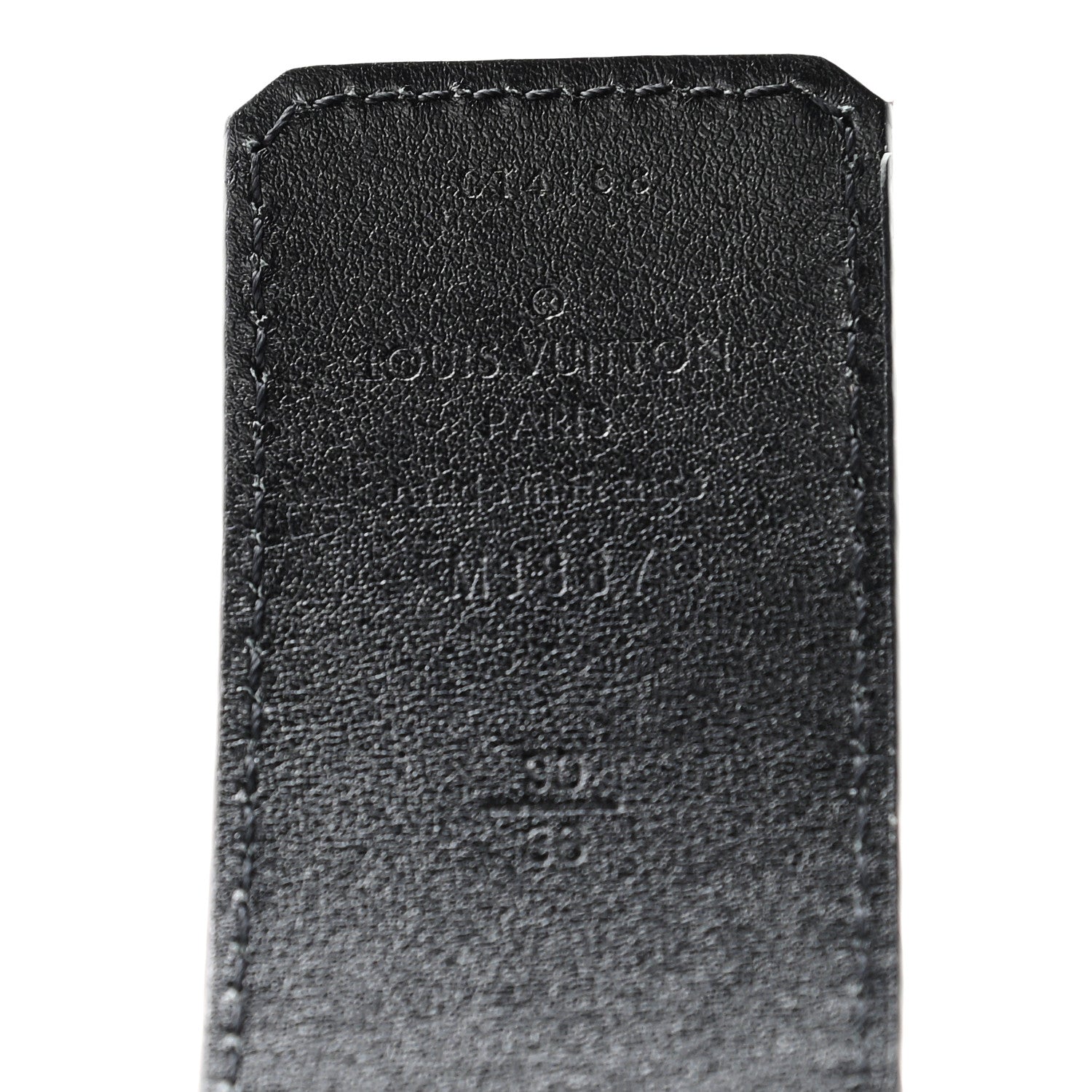 Louis Vuitton Calfskin 40mm LV Initiales Reversible Belt 90 36 Dark Brown Black 5 of 8