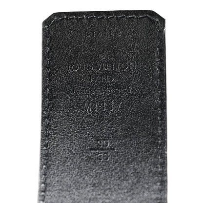 Louis Vuitton Calfskin 40mm LV Initiales Reversible Belt 90 36 Dark Brown Black 5 of 8