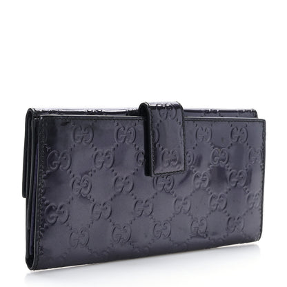 Gucci Shine Guccissima Emily Continental Wallet Melanzana 3 of 7