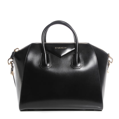 Givenchy Shiny Lord Calfskin Medium Antigona Black 1 of 8