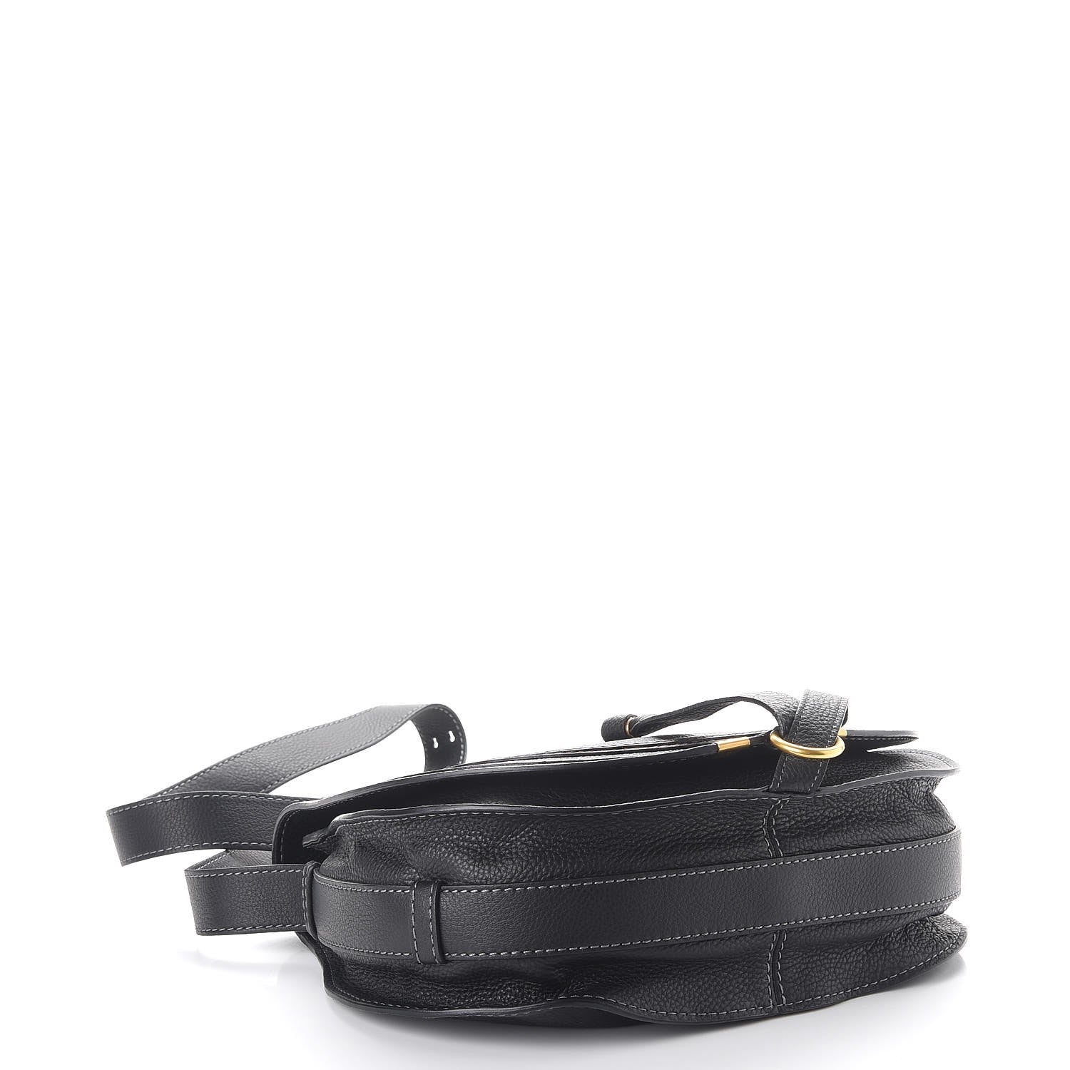 Chloe Calfskin Medium Marcie Round Crossbody Bag Black 4 of 8