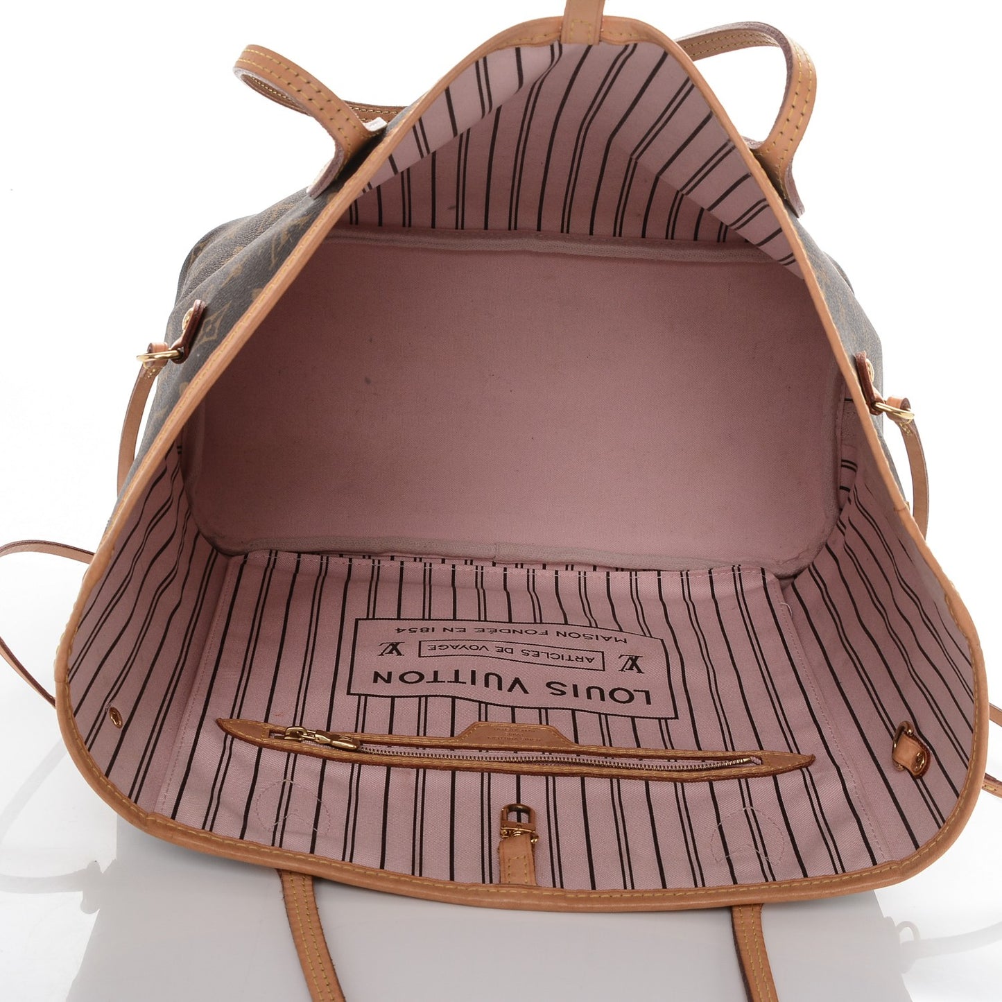 Monogram Neo Neverfull MM Rose Ballerine