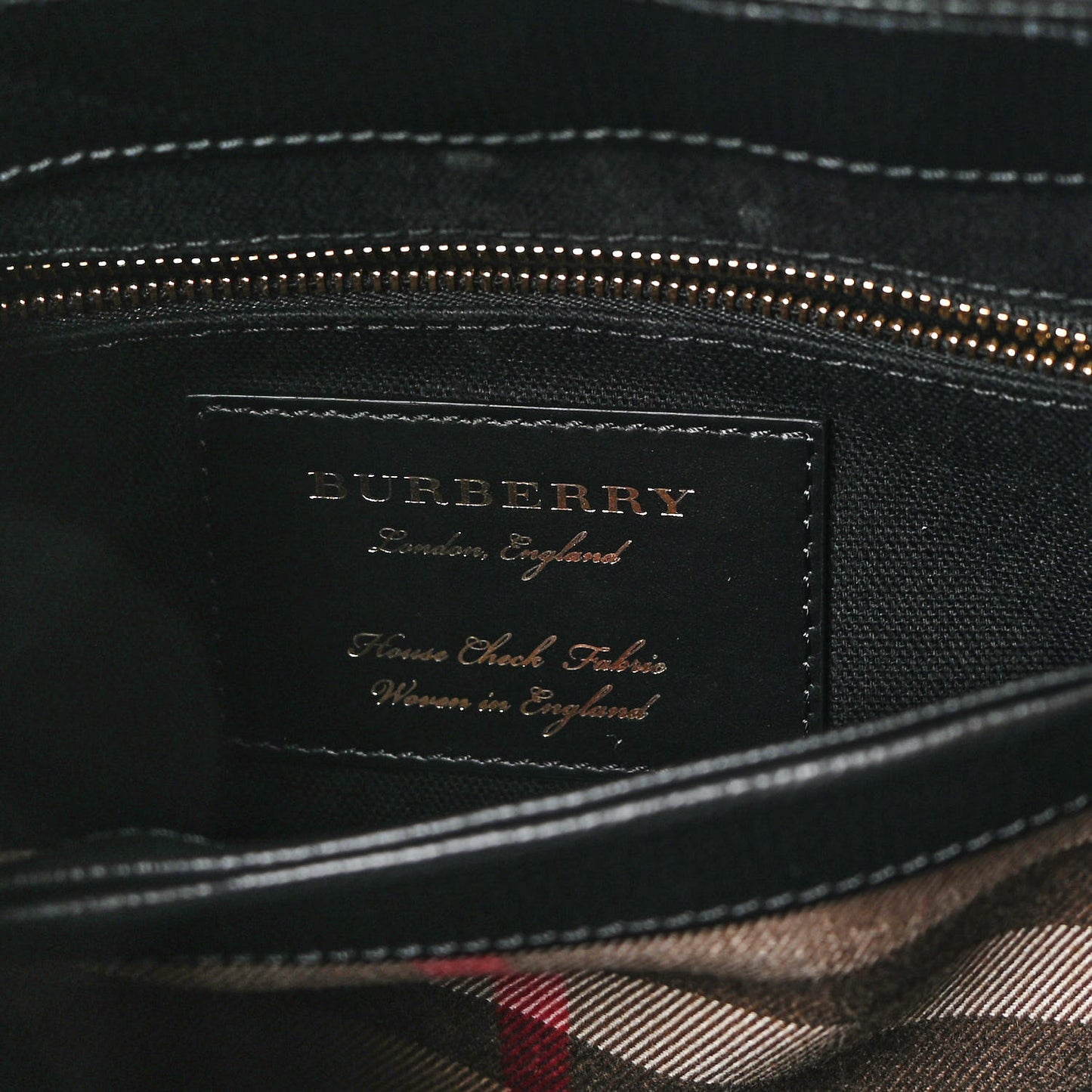 Derby Calfskin House Check Small Camberley Black